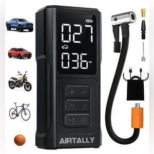 Tire Inflator Portable Air Compressor - 5200mAh 150PSI